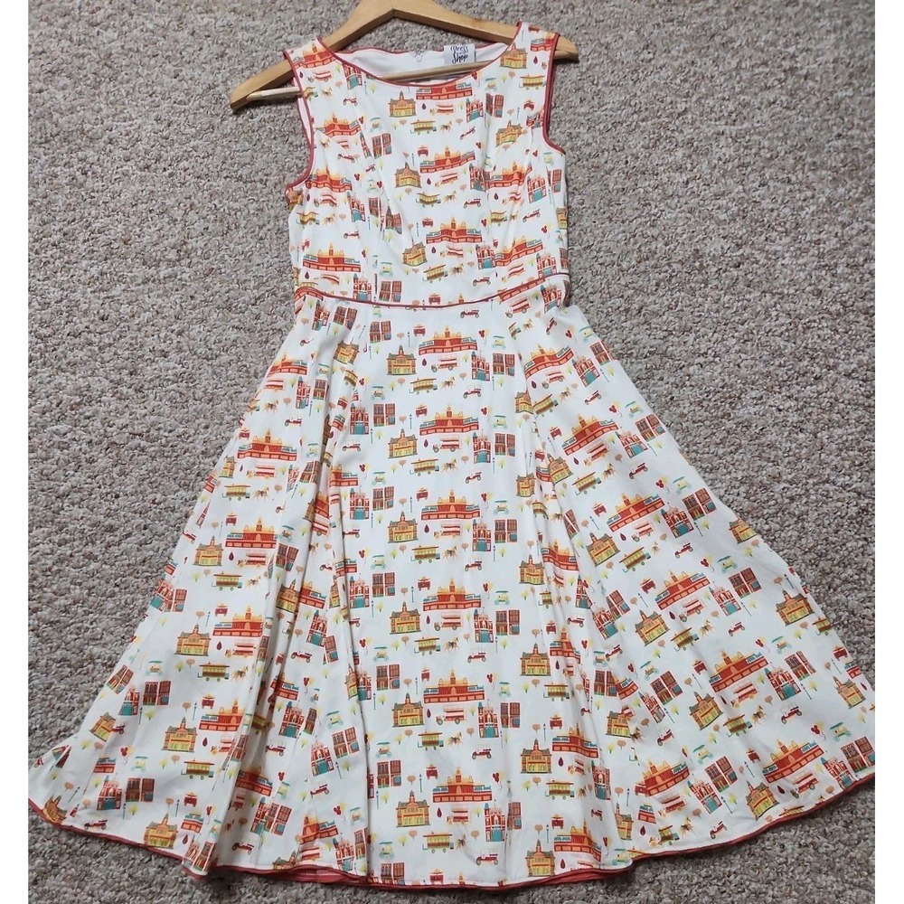 Disney Parks Dress Shop Main Street USA White Costume Dress Small Her Universe‎
